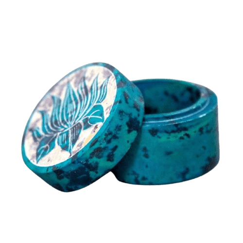 MARBLE JEWELRY BOX ENGRAVING (PURPLE)